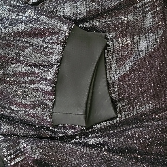 Rachel Roy Plus Size Black and Silver Sequin Pants 3XL - Picture 1 of 3